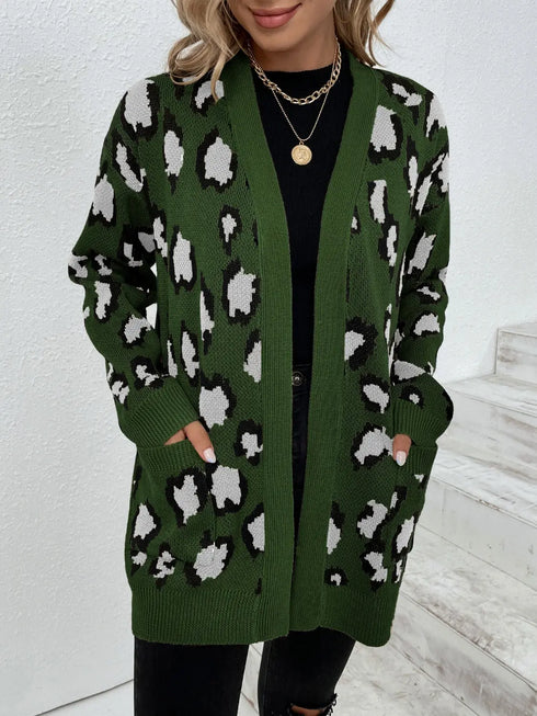 'Ulani' Animal Print Cardigan - Celes Fashion